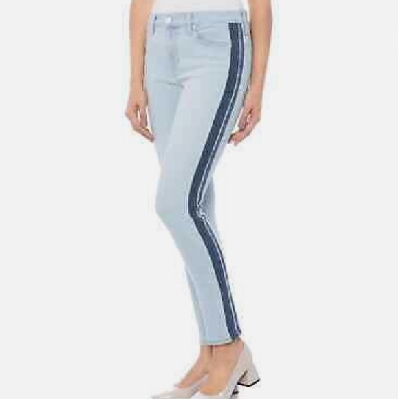 Icon Tuxedo Stripe Ankle Skinny Joe's jeans - Picture 1 of 8
